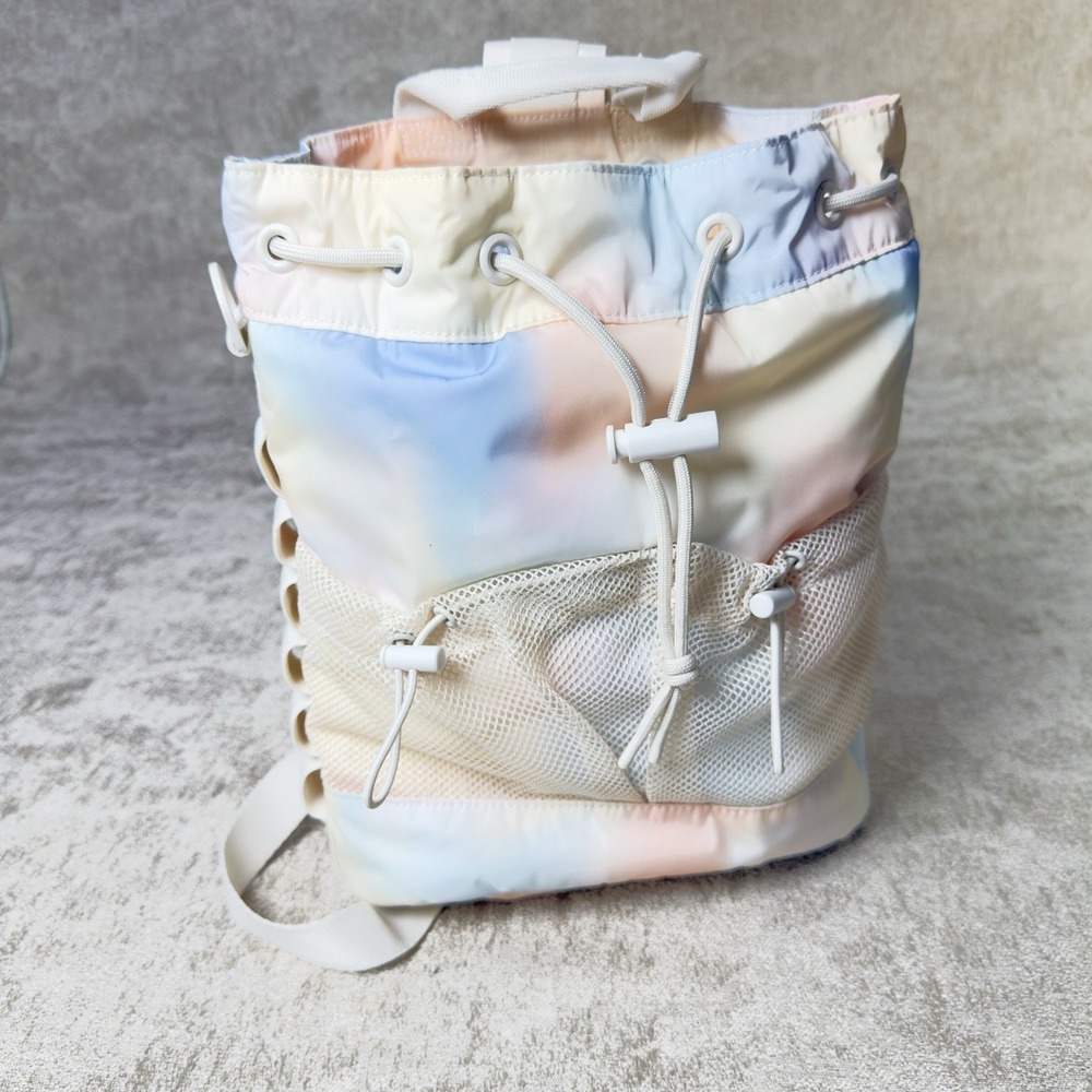 DAGNE DOVER NOVA SLING BAG Mesh Nylon Bucket Bag Pastel Colors Drawstring